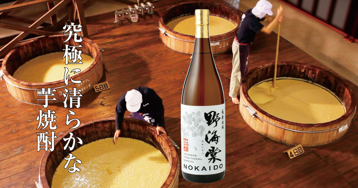 昔ながらの伝統の味。芋焼酎「手造り青潮（あおしお）」シリーズご紹介