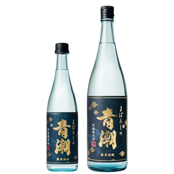 貯蔵により、どっしりとまろやかな芋焼酎「古酒 手造り青潮」1800ml