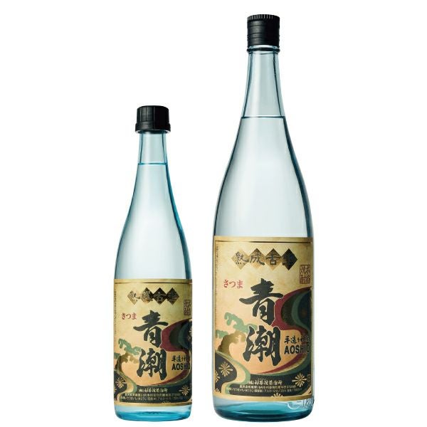 古酒 手造り青潮のラベル